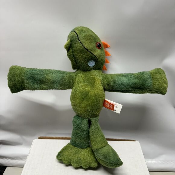 Wild Republic Iguana Wrist Hugger Plush Slap Bracelet 8" Lizard Stuffed Animal - Picture 10 of 11